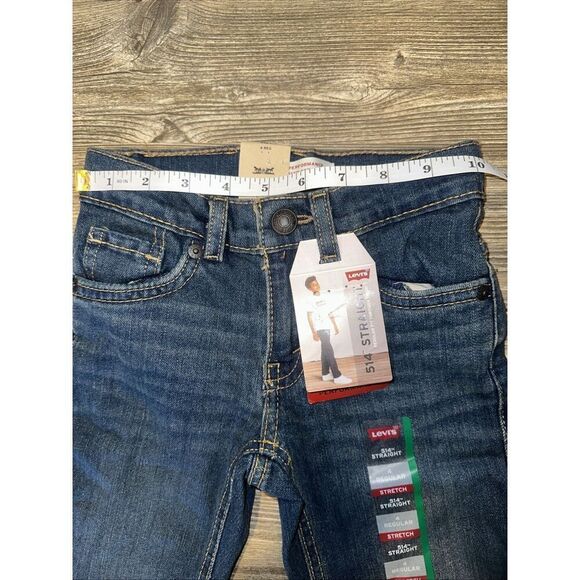 Levi's Boys' 514 Straight Fit Performance Jeans - Medium Wash Size 4. NWT. Z - Picture 7 of 10